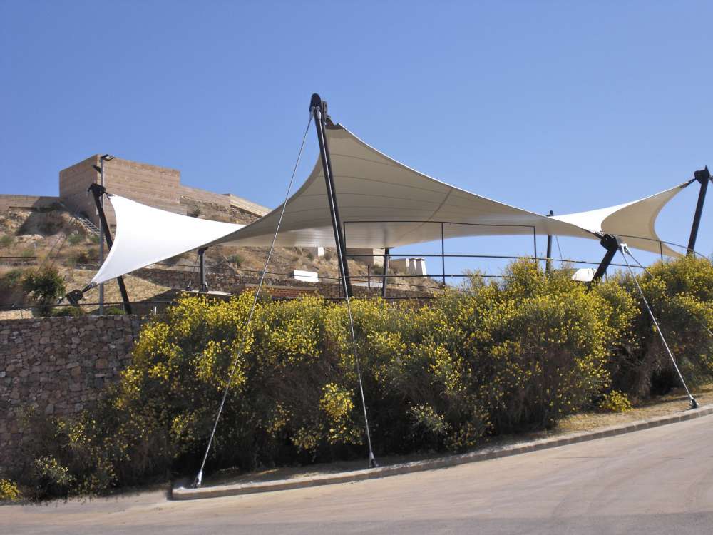 Cubierta Graderío Castillo Nogalte en Puerto Lumbreras