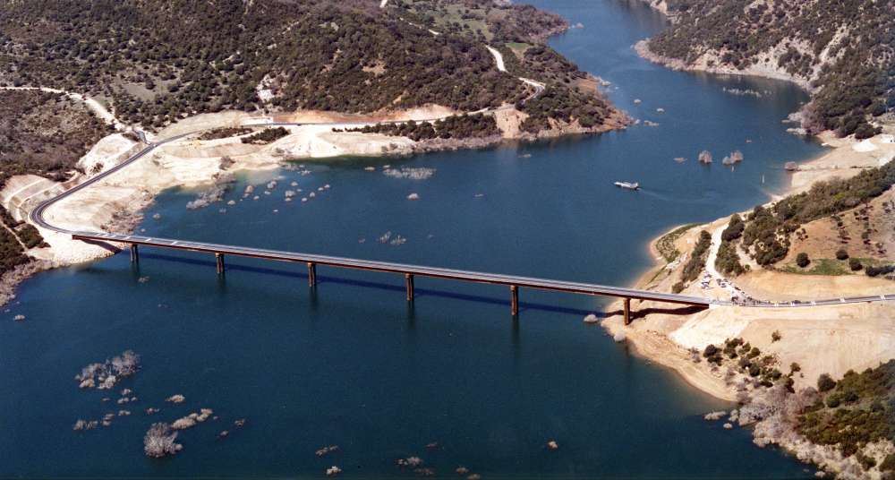 Puente del Picado I en el Embalse de Guadalcacín