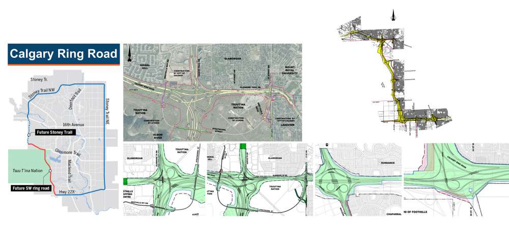 Anillo viario sur-oeste de Calgary