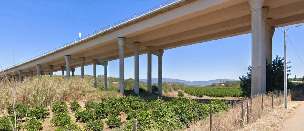 Viaductos en la autopista del Algarve (A22). Tramos Lagos-Lagoa-Alcantarilha