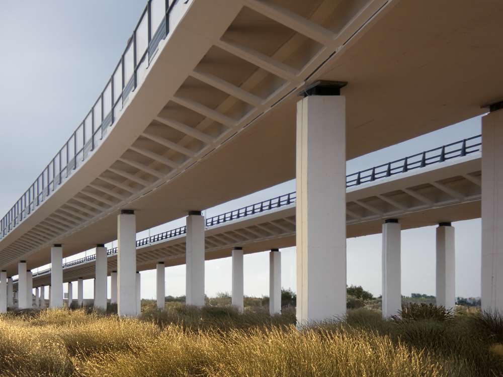 Acceso Norte a Sevilla. Viaducto Pago de Enmedio en La Rinconada