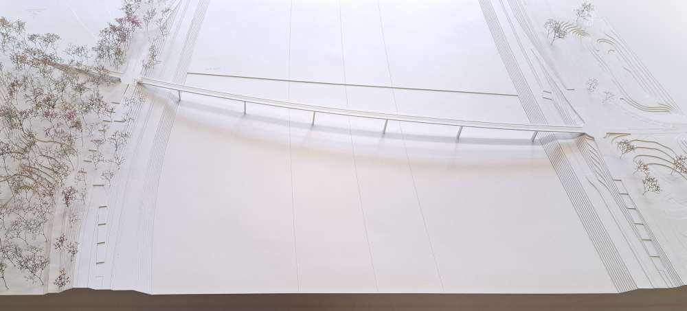 Pasarela sobre el río Rin