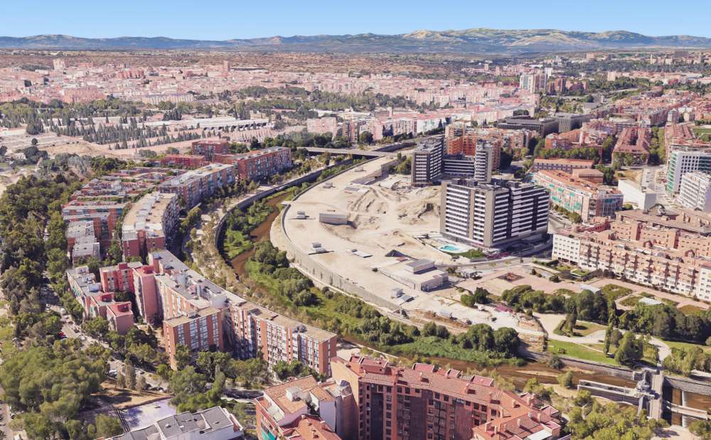 Cobertura de la M30 en la zona del ex Vicente Calderón