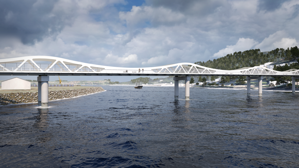 Puente sobre la Ensenada de A Malata